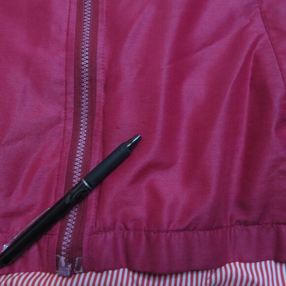 Snowgoose St Andrews Golf Jacket Mens Large Red Scotland Windbreaker - Picture 7 of 8